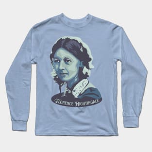 Florence Nightingale Portrait Long Sleeve T-Shirt